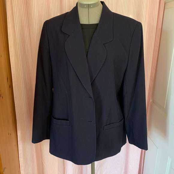 Women's Dark Blue Blazer (size 16) - Picture 1 of 5